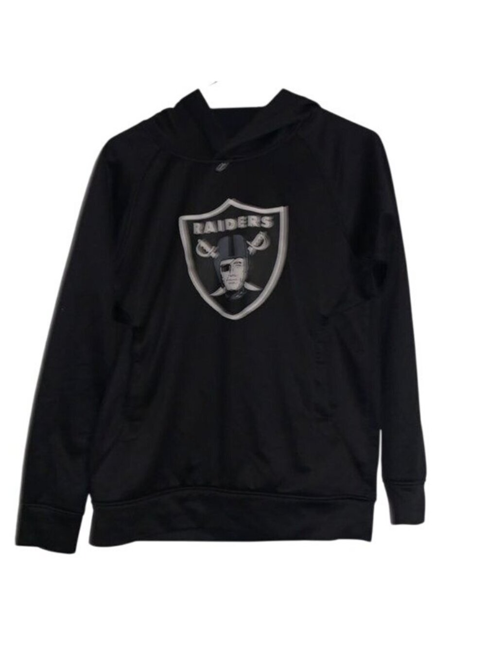 NFL Youth Raiders Black Hoodie Sweatshirt L/14-16